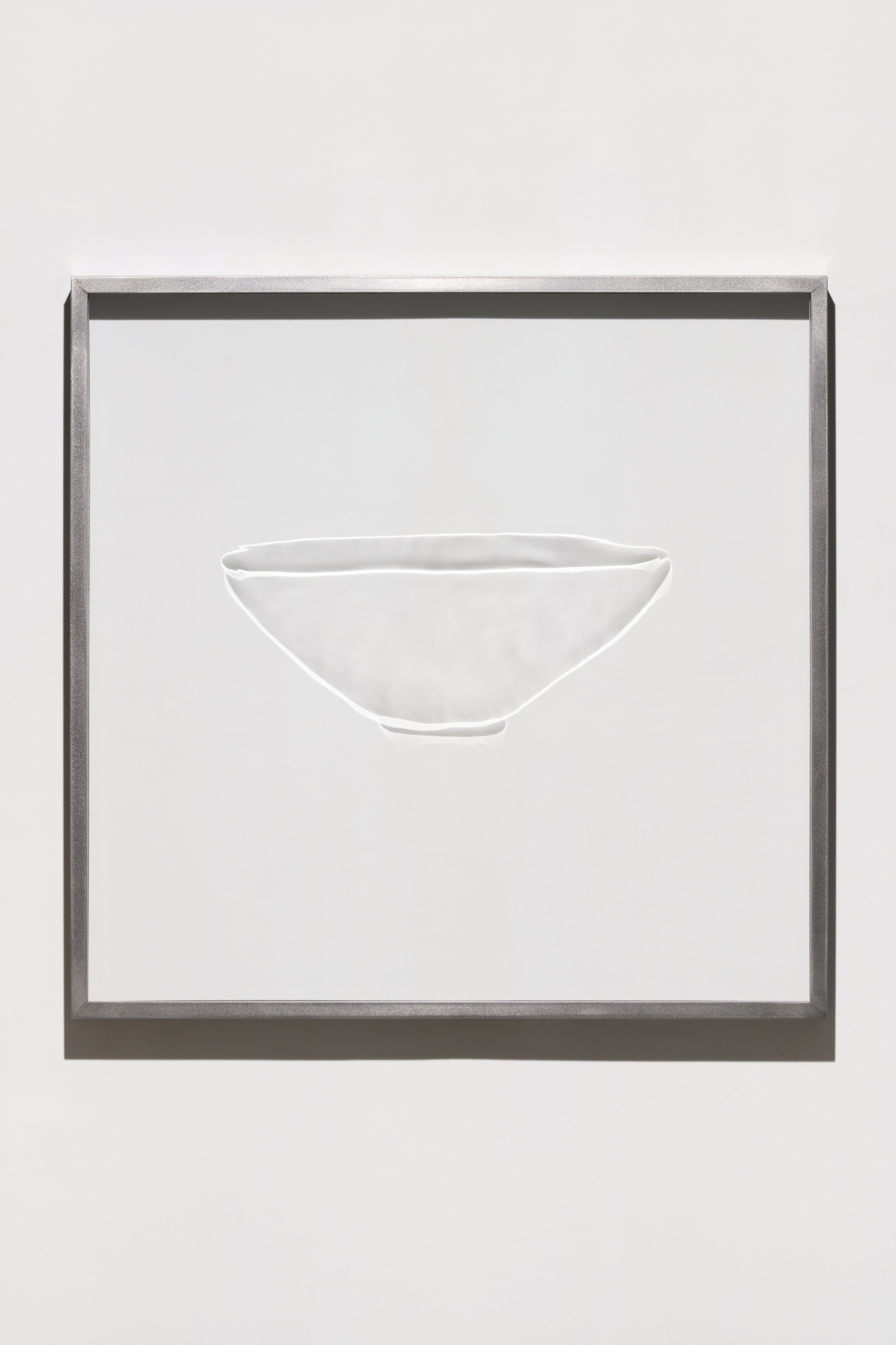 Celadon Bowl, Impressed design of hollyhock scrolls